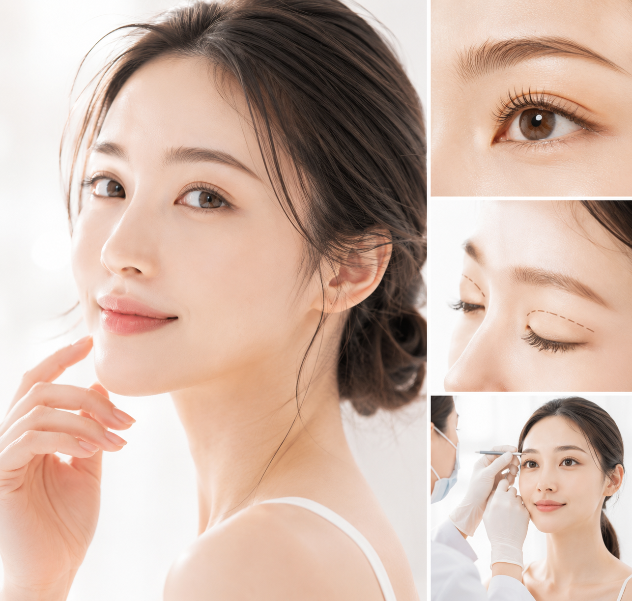 全切開二重術・眼瞼下垂施術イメージ