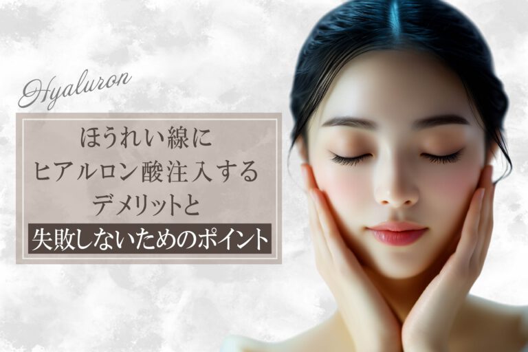 ビフォーアフター有｜ほうれい線にヒアルロン酸注入するデメリットと失敗しないためのポイント